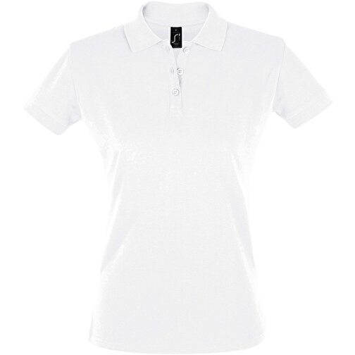 Polo Shirt - Perfect Women , Sol´s, weiß, Baumwolle, XXL, 71,00cm x 54,00cm (Länge x Breite), Bild 1
