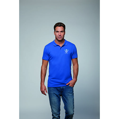 Polo Shirt - Perfect Men , Sol´s, royal blue, Baumwolle, XL, 76,00cm x 58,00cm (Länge x Breite), Bild 4