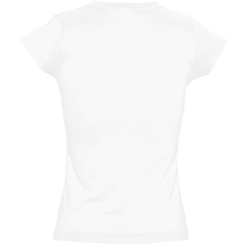 T-Shirt - Moon , Sol´s, weiss, Baumwolle, L, 64,00cm x 47,00cm (Länge x Breite), Bild 2