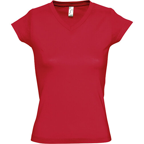 T-Shirt - Moon , Sol´s, rot, Baumwolle, XXL, 68,00cm x 53,00cm (Länge x Breite), Bild 1