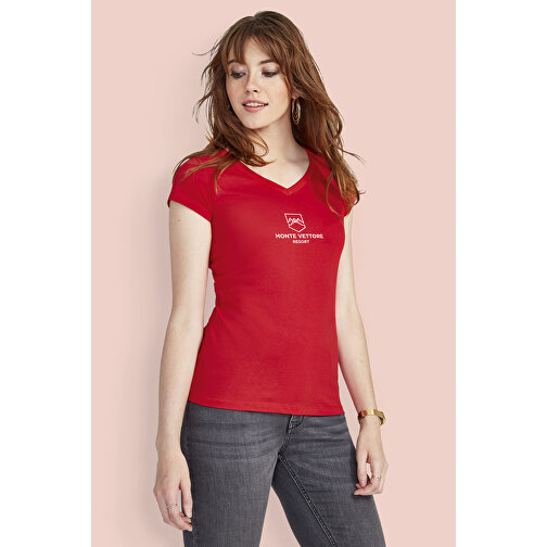 T-Shirt - Moon , Sol´s, rot, Baumwolle, L, 64,00cm x 47,00cm (Länge x Breite), Bild 4