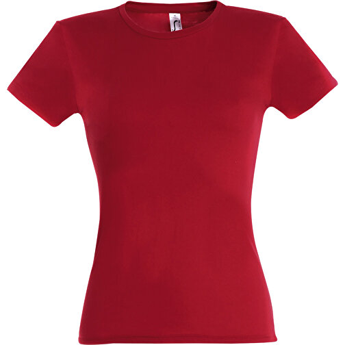 T-Shirt - Miss , Sol´s, rot, Baumwolle, M, 60,00cm x 43,00cm (Länge x Breite), Bild 1