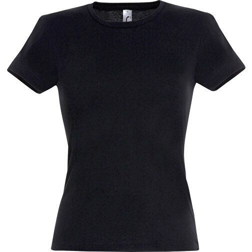T-Shirt - Miss , Sol´s, tiefschwarz, Baumwolle, S, 58,00cm x 40,00cm (Länge x Breite), Bild 1