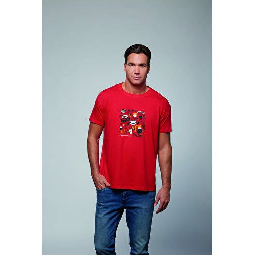 T-Shirt - Regent , Sol´s, hellila, Baumwolle, M, 72,00cm x 53,00cm (Länge x Breite), Bild 4
