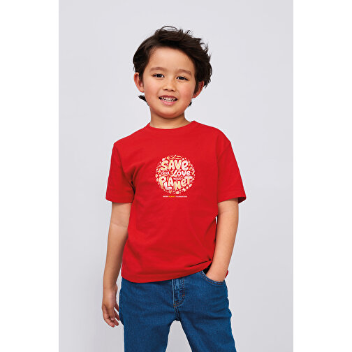 T-Shirt - Imperial Kids , Sol´s, weiss, Baumwolle, XXL, 118,00cm x 128,00cm (Länge x Breite), Bild 4