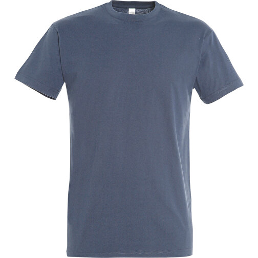 T-Shirt - Imperial , Sol´s, jeans-blau, Baumwolle, M, 72,00cm x 53,00cm (Länge x Breite), Bild 1