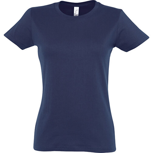 T-Shirt - Imperial Women , Sol´s, französische navy, Baumwolle, XL, 67,00cm x 50,00cm (Länge x Breite), Bild 1