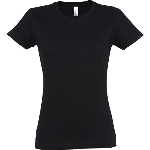 T-Shirt - Imperial Women , Sol´s, tiefschwarz, Baumwolle, S, 61,00cm x 41,00cm (Länge x Breite), Bild 1