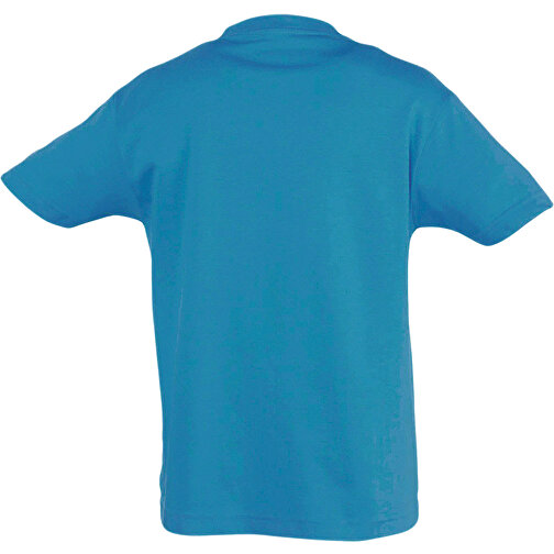 T-Shirt - Regent Kids , Sol´s, aqua, Baumwolle, M, 86,00cm x 94,00cm (Länge x Breite), Bild 2