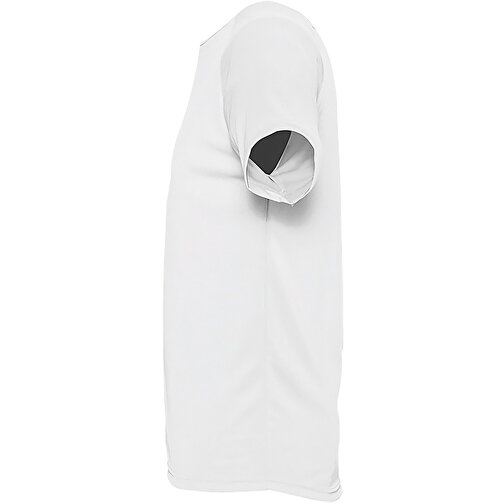 T-Shirt - Sporty , Sol´s, weiß, Polyester, XL, 76,00cm x 59,00cm (Länge x Breite), Bild 3