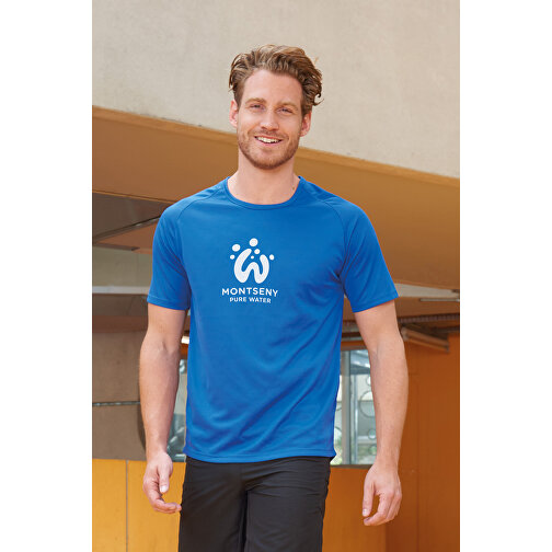T-Shirt - Sporty , Sol´s, petroleum blau, Polyester, XXS, 66,00cm x 44,00cm (Länge x Breite), Bild 4