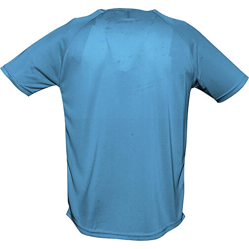 T-Shirt - Sporty , Sol´s, aqua, Polyester, XXL, 78,00cm x 62,00cm (Länge x Breite), Bild 2