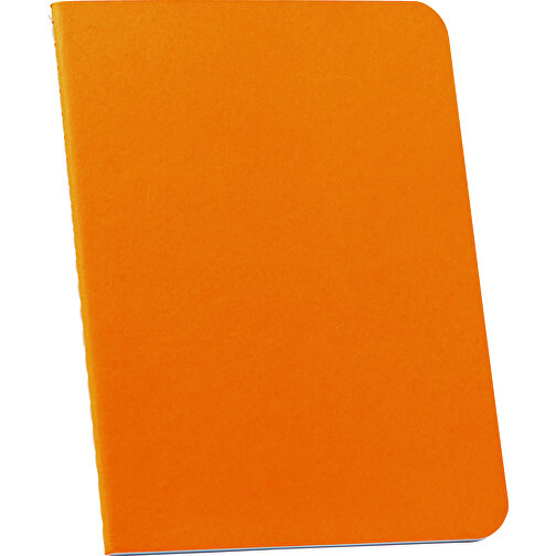 RAYSSE. B7-Notizbuch Mit Unlinierten Blättern Aus Recycling-Papier , orange, Karton. Recyceltes papier, , Bild 1