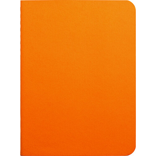 RAYSSE. B7-Notizbuch Mit Unlinierten Blättern Aus Recycling-Papier , orange, Karton. Recyceltes papier, , Bild 2
