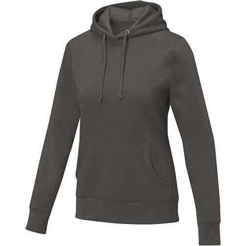 Charon Damen Kapuzenpullover , storm grey, Strick 50% Baumwolle, 50% Polyester, 240 g/m2, S, , Bild 1