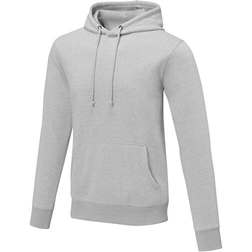 Charon Herren Kapuzenpullover , heather grau, Strick 65% Baumwolle, 26% Polyester, 9% Viskose, 240 g/m2, XS, , Bild 1