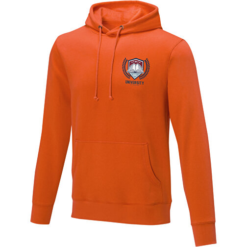 Charon Herren Kapuzenpullover , orange, Strick 50% Baumwolle, 50% Polyester, 240 g/m2, L, , Bild 2