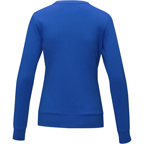 Zenon Damenpullover Mit Rundhalsausschnitt , blau, Strick 50% Baumwolle, 50% Polyester, 240 g/m2, XXL, , Bild 4