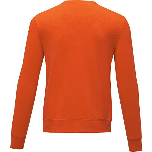 Zenon Herrenpullover Mit Rundhalsausschnitt , orange, Strick 50% Baumwolle, 50% Polyester, 240 g/m2, L, , Bild 4