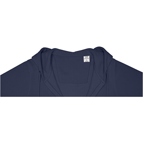 Theron Damen Kapuzenpullover Mit Reissverschluss , navy, Strick 50% Baumwolle, 50% Polyester, 240 g/m2, 3XL, , Bild 4