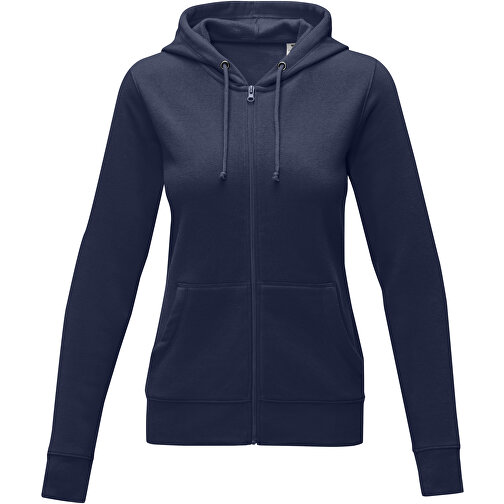 Theron Damen Kapuzenpullover Mit Reissverschluss , navy, Strick 50% Baumwolle, 50% Polyester, 240 g/m2, XXL, , Bild 2