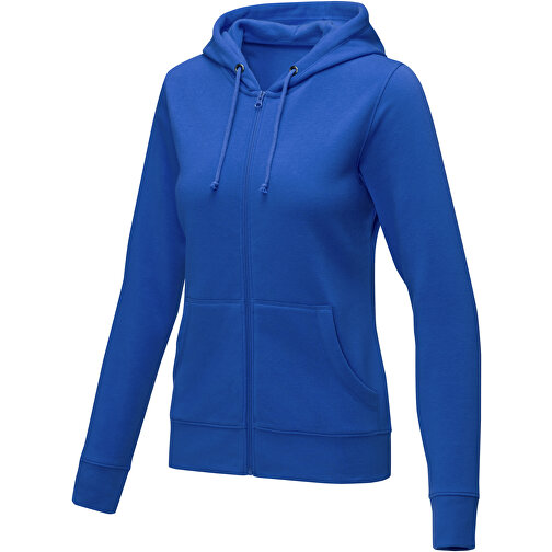 Theron Damen Kapuzenpullover Mit Reißverschluss , blau, Strick 50% Baumwolle, 50% Polyester, 240 g/m2, XXL, , Bild 1