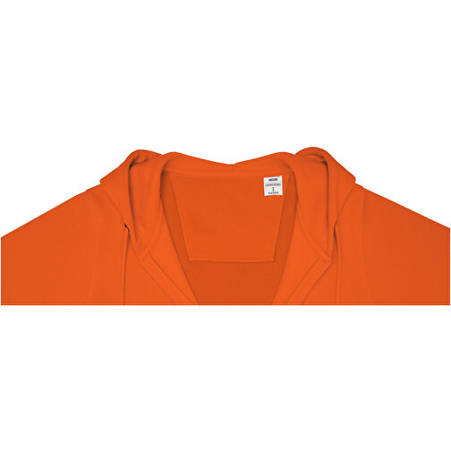 Theron Damen Kapuzenpullover Mit Reissverschluss , orange, Strick 50% Baumwolle, 50% Polyester, 240 g/m2, L, , Bild 5