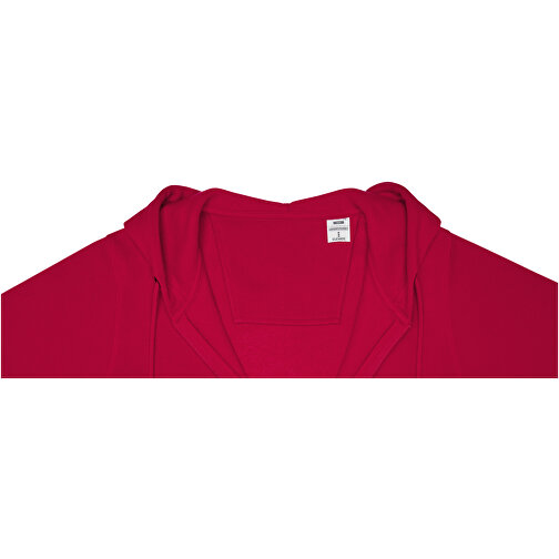 Theron Damen Kapuzenpullover Mit Reißverschluss , rot, Strick 50% Baumwolle, 50% Polyester, 240 g/m2, XS, , Bild 5