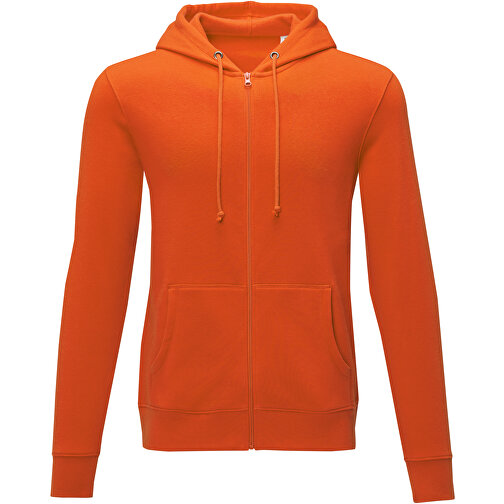 Theron Herren Kapuzenpullover Mit Reissverschluss , orange, Strick 50% Baumwolle, 50% Polyester, 240 g/m2, M, , Bild 3