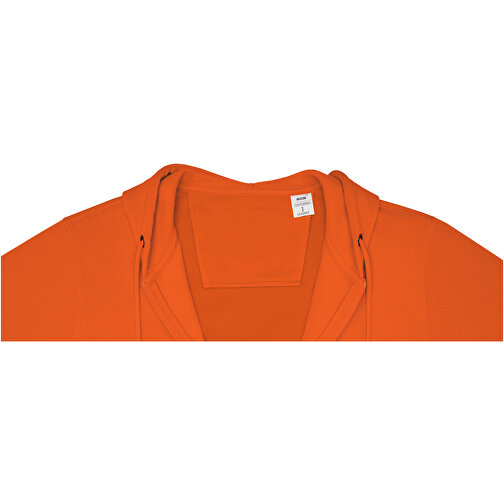 Theron Herren Kapuzenpullover Mit Reissverschluss , orange, Strick 50% Baumwolle, 50% Polyester, 240 g/m2, M, , Bild 5