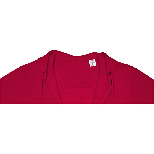Theron Herren Kapuzenpullover Mit Reißverschluss , rot, Strick 50% Baumwolle, 50% Polyester, 240 g/m2, 5XL, , Bild 5