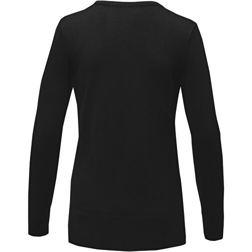 Stanton Pullover Mit V-Ausschnitt Für Damen , schwarz, Flachgestrickt 80% Viskose, 20% Nylon, 12 gauge, S, , Bild 4