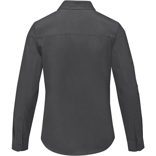 Pollux Damenbluse Mit Langen Ärmeln , storm grey, Oxford-Gewebe 55% Baumwolle, 45% Polyester, 130 g/m2, S, , Bild 4