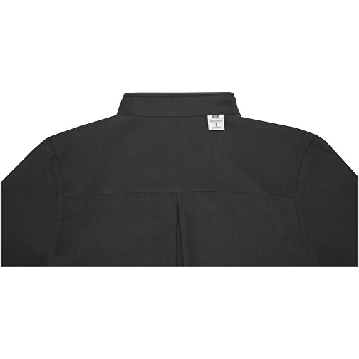 Pollux Herrenhemd Mit Langen Ärmeln , schwarz, Oxford-Gewebe 55% Baumwolle, 45% Polyester, 130 g/m2, 5XL, , Bild 5