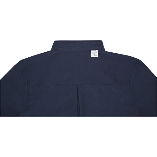 Pollux Herrenhemd Mit Langen Ärmeln , navy, Oxford-Gewebe 55% Baumwolle, 45% Polyester, 130 g/m2, 5XL, , Bild 5
