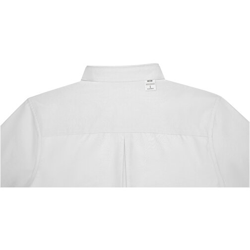 Pollux Herrenhemd Mit Langen Ärmeln , weiss, Oxford-Gewebe 55% Baumwolle, 45% Polyester, 130 g/m2, 4XL, , Bild 5