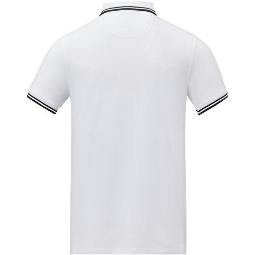 Amarago Polo Mit Abgesetztem Rand Für Herren , Green Concept, weiss, Piqué Strick 100% BCI Baumwolle, 200 g/m2, XL, , Bild 4