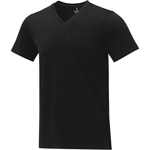 Somoto T-Shirt Mit V-Ausschnitt Für Herren , Green Concept, schwarz, Single jersey Strick 100% Baumwolle, 160 g/m2, L, , Bild 1