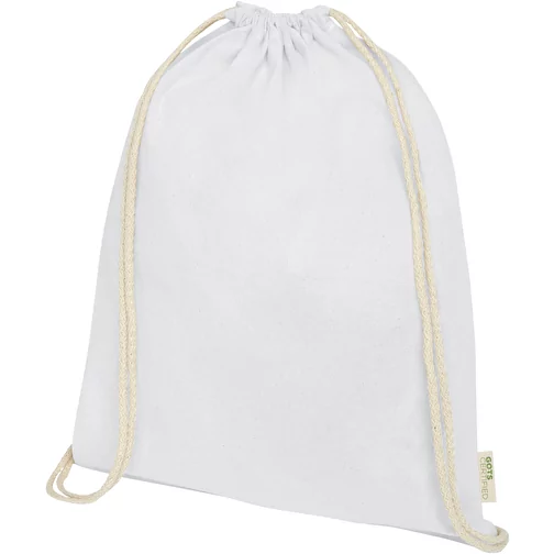 Mochila de cuerdas de algodón orgánico de 100 g/m² 5L 'Orissa', Imagen 1