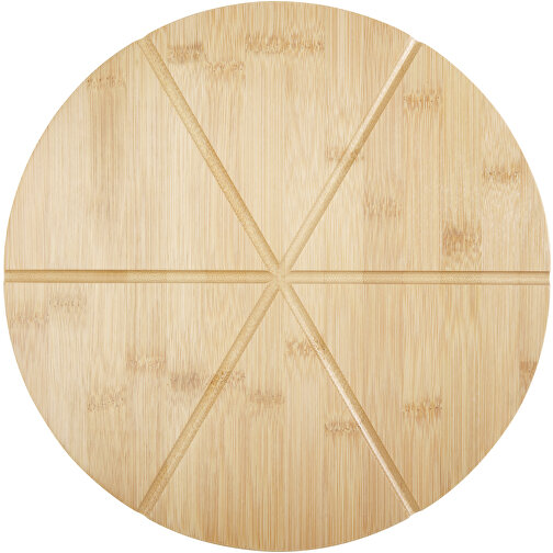 Ement Bambus Pizzaplatte Mit Besteck , natural, Bambusholz, Edelstahl, 1,40cm (Höhe), Bild 5