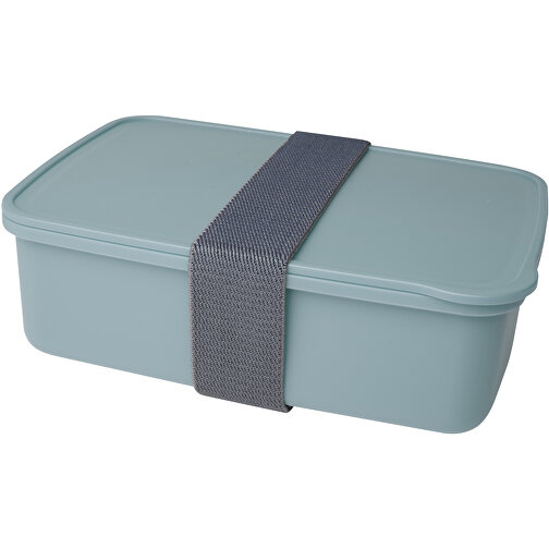Dovi Lunchbox , Green Concept, mintgrün, Recycelter PP Kunststoff, 19,00cm x 6,00cm x 13,00cm (Länge x Höhe x Breite), Bild 1