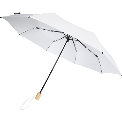 Składany wiatroodporny parasol 51 cm z PET z recyklingu Birgit, Obraz 1