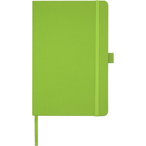 Honua A5 Notizbuch Aus Recyceltem Papier Mit Cover Aus Recyceltem PET , Green Concept, lindgrün, Recycelter PET Kunststoff, 21,50cm x 14,50cm (Länge x Breite), Bild 4
