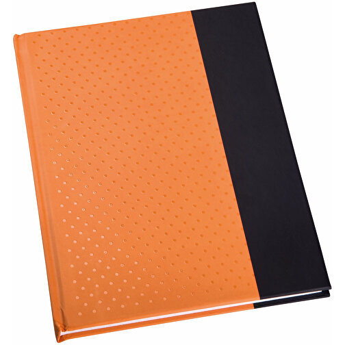 Notizbuch SIGNUM Im DIN-A5-Format , orange, Papier, 14,60cm x 1,00cm x 21,00cm (Länge x Höhe x Breite), Bild 1
