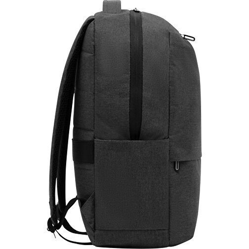 Rucksack STOCKHOLM , dunkelgrau, 300D Polyester, 29,00cm x 42,00cm x 17,00cm (Länge x Höhe x Breite), Bild 4