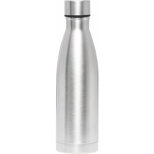 Vakuum-Trinkflasche LEGENDY , silber, Edelstahl / Kunststoff / Silikon, 25,00cm (Höhe), Bild 2