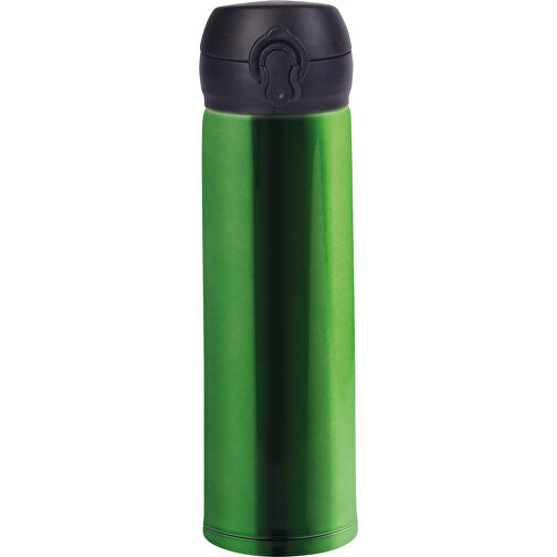 Vakuum-Trinkflasche OOLONG , apfelgrün, Edelstahl / Kunststoff / Silikon, 22,00cm (Höhe), Bild 1