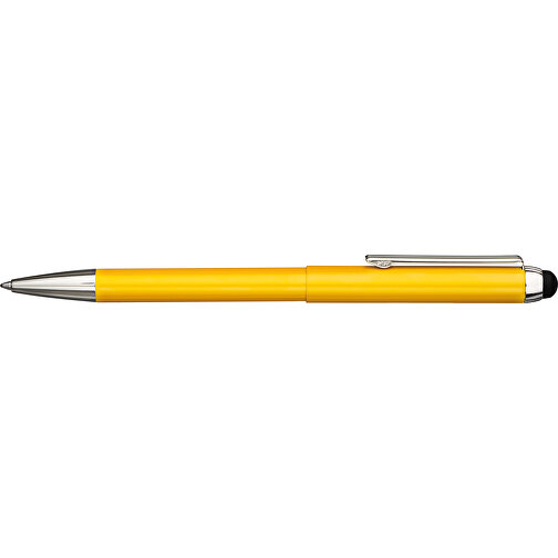 Stempelschreiber 3307M , gelb, Metall, Kunststoff, Gummi, 15,00cm (Länge), Bild 1