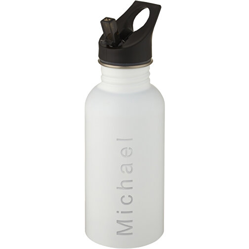 Lexi 500 Ml Sportflasche , weiß, Edelstahl, PP Kunststoff, Silikon Kunststoff, 21,20cm (Höhe), Bild 3