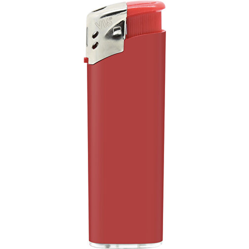 VIO®five 02 Elektronik-Feuerzeug , rot, AS/ABS, 2,40cm x 8,10cm x 1,10cm (Länge x Höhe x Breite), Bild 1